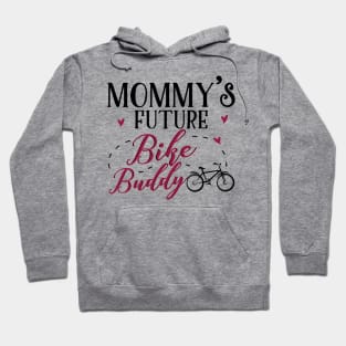 Bike Mom and Baby Matching T-shirts Gift Hoodie